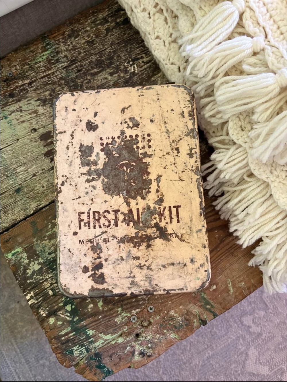 Vintage first aid kit